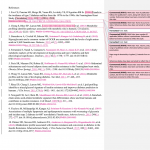 Scientific Editing - References (Red-lined Markup)