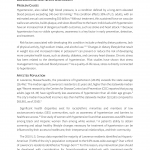 Grant Proposal - Needs Assessment - Hypertension Screening